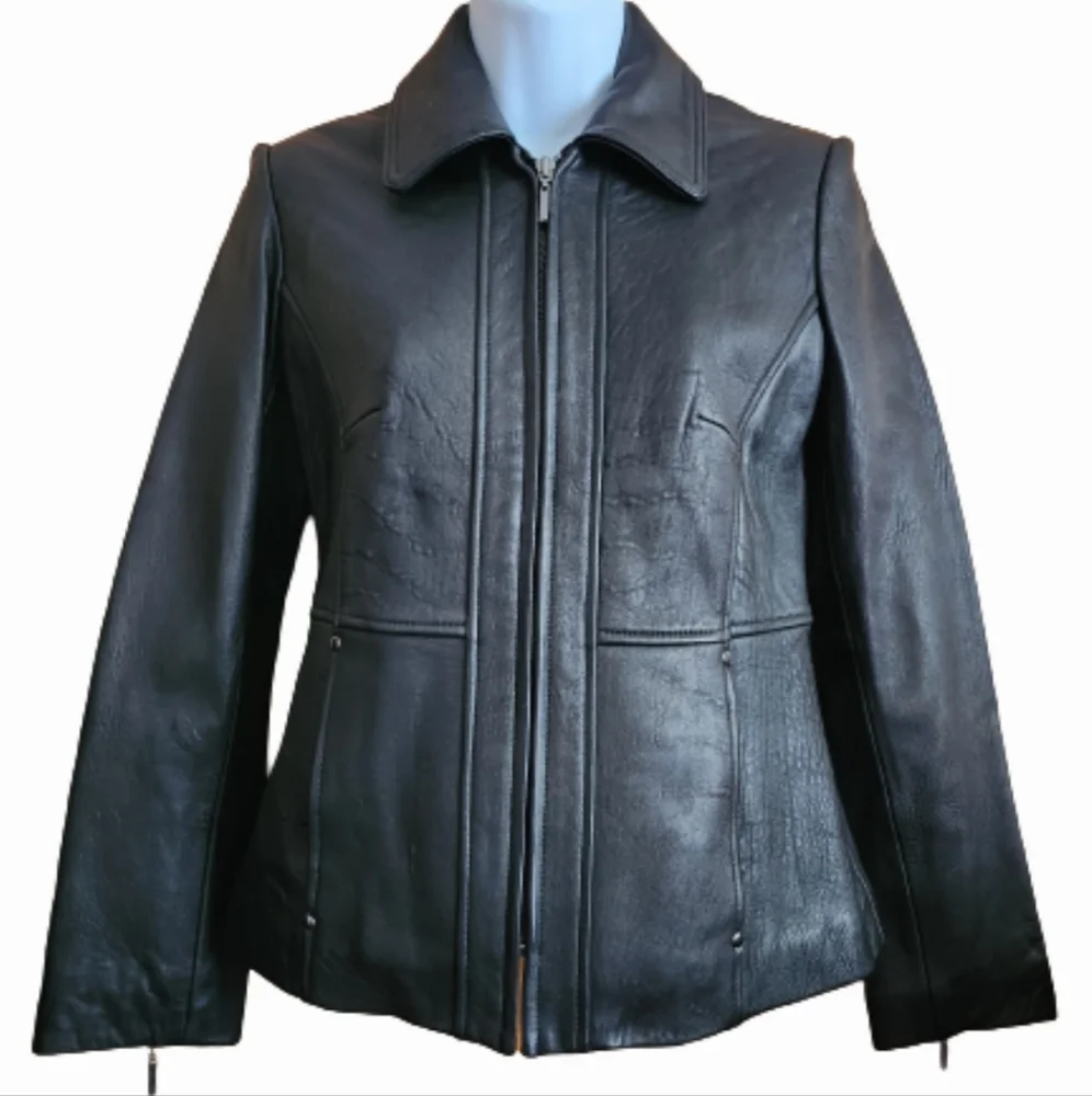 Style & Co Leather Jacket